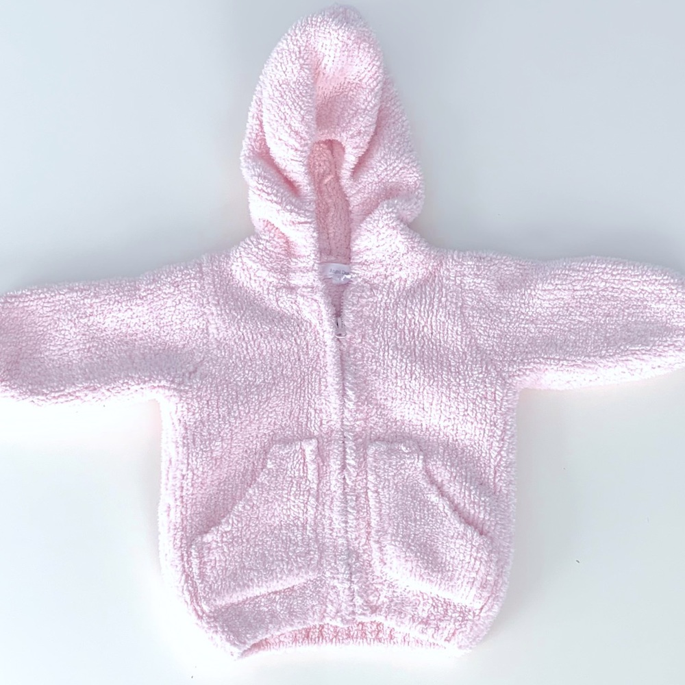 Angel Dear pink plush hoodie jacket